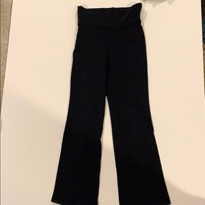 Girls justice black wide ankled leggings